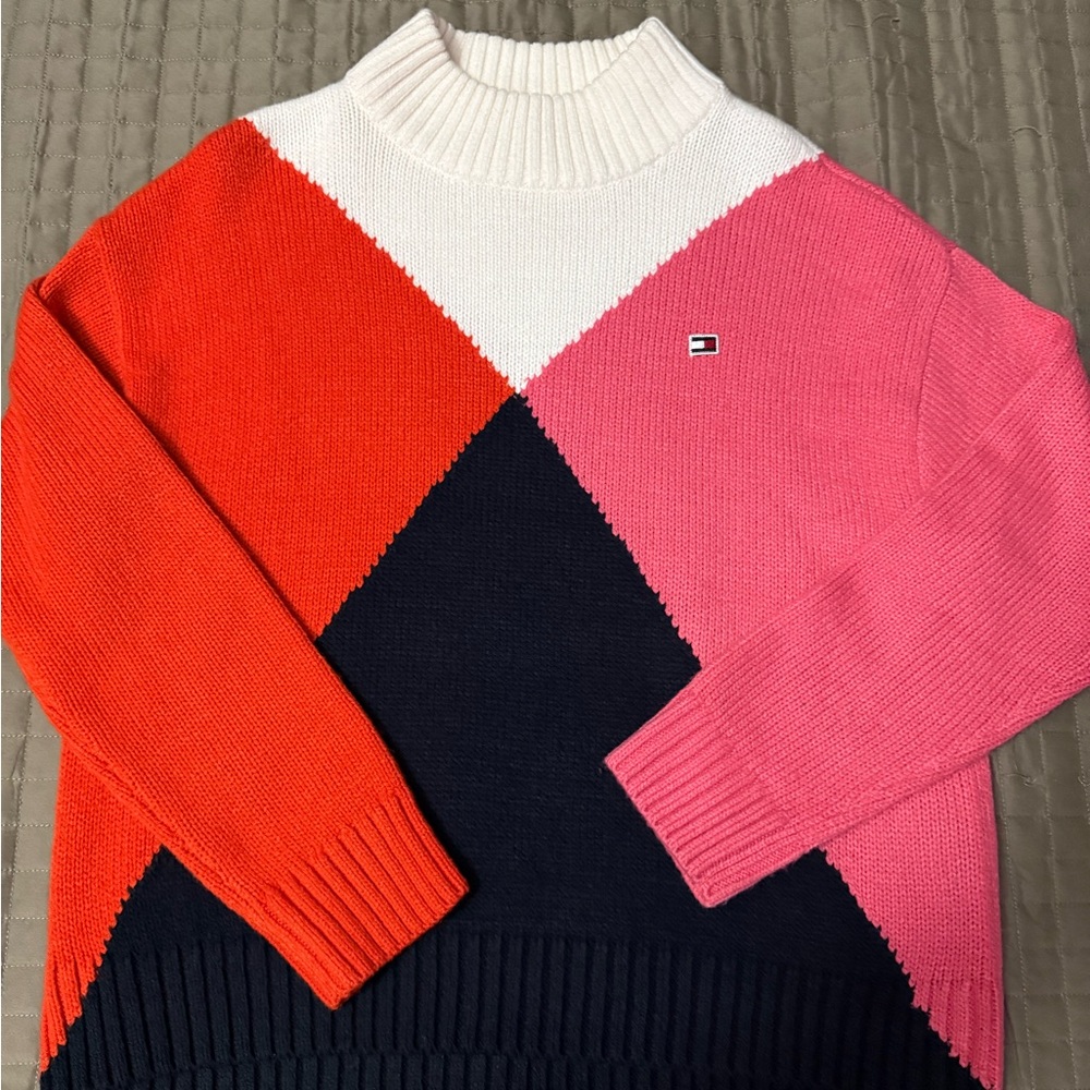 Tommy Hilfiger Cream Knit Sweater